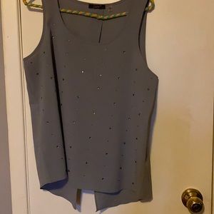 Grey sparkle blouse